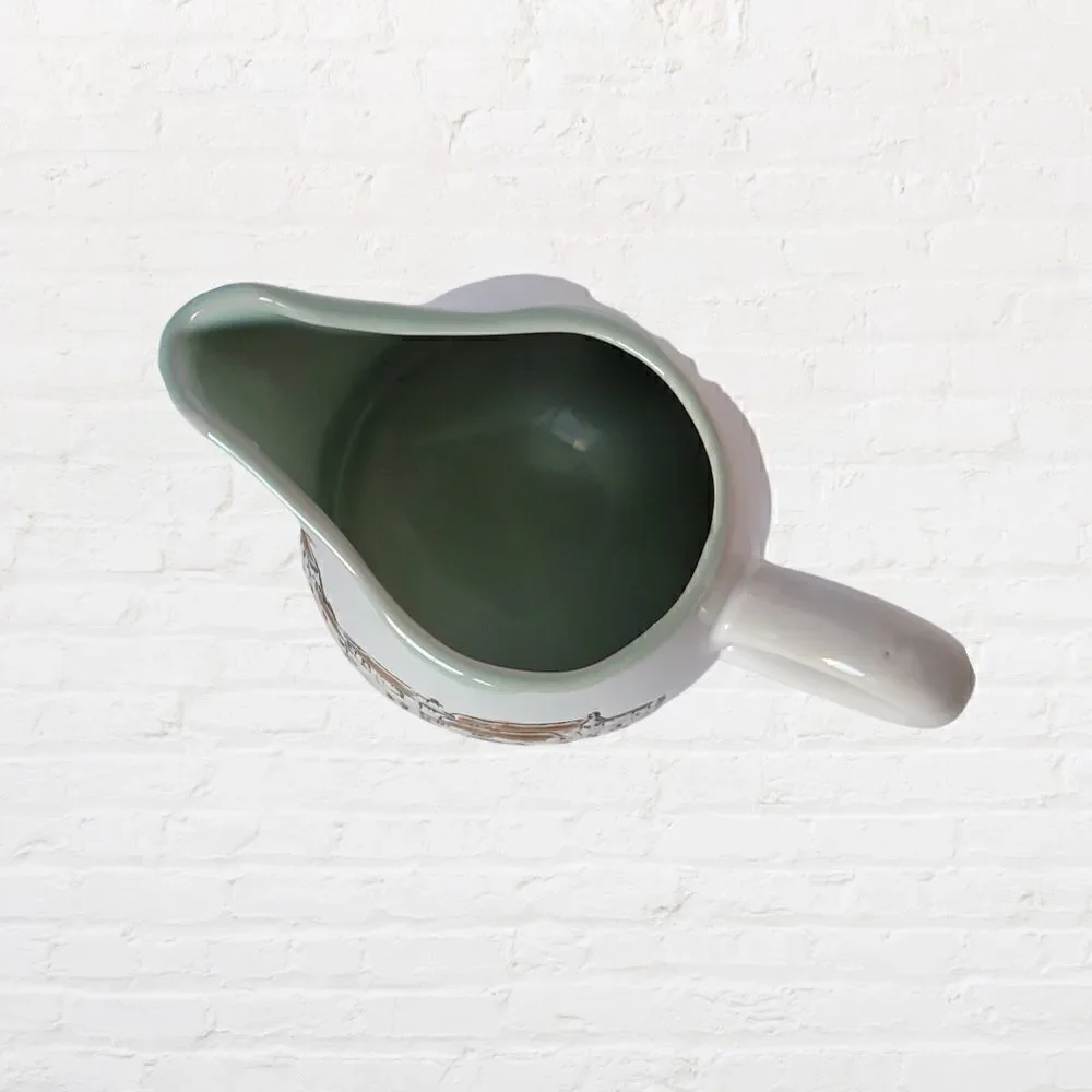 Spectrum Designz Creamer, Ivory and Light Green, 3